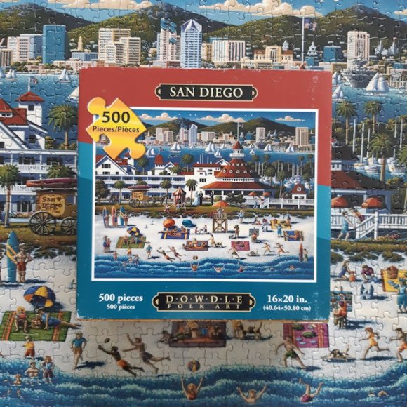 DOWDLE San Diego 500 🧩 Puzzle - Picture 1 of 7